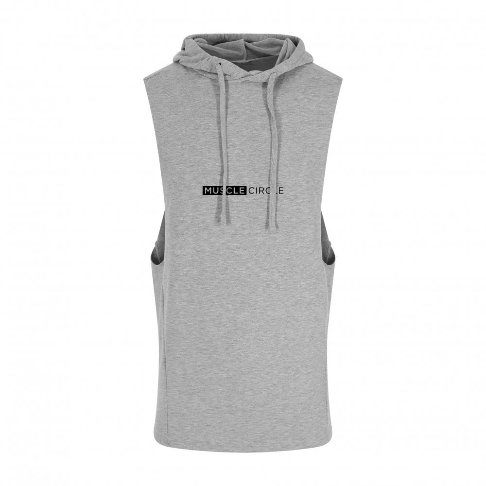 Muscle Circle Hoodie Color Gray